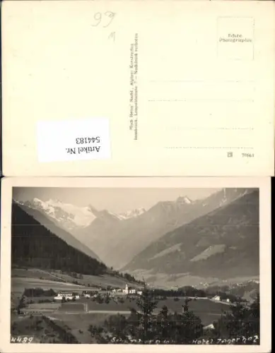 544183,tolle Foto-AK Schönberg b. Neustift im Stubai