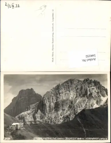 544192,Innsbruckerhütte b. Gschnitz Innsbruck Ilmspitze