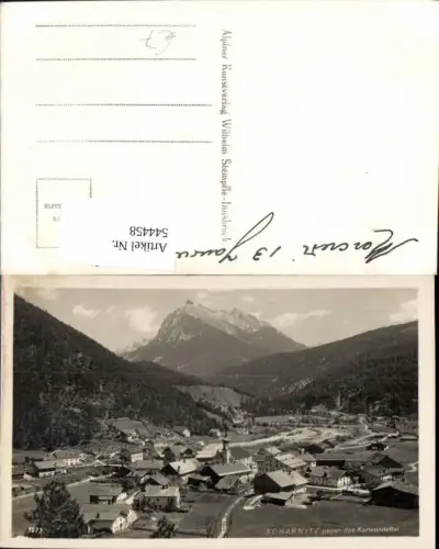 544458,seltene Foto-AK Scharnitz in Tirol