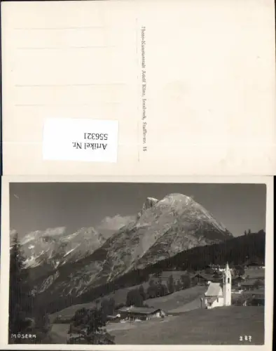 556321,Foto-AK Mösern bei Telfs Seefeld in Tirol