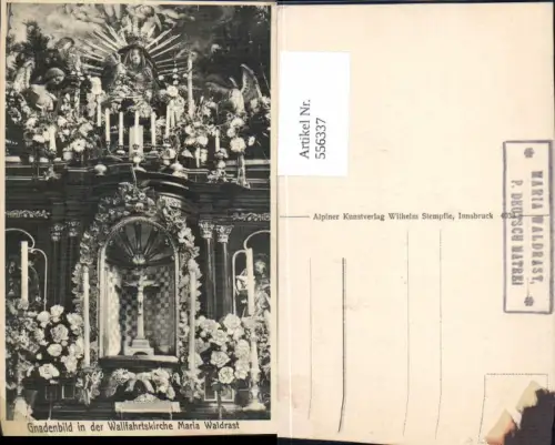 556337,Gnadenbild Maria Waldrast b. Matrei am Brenner Mühlbachl