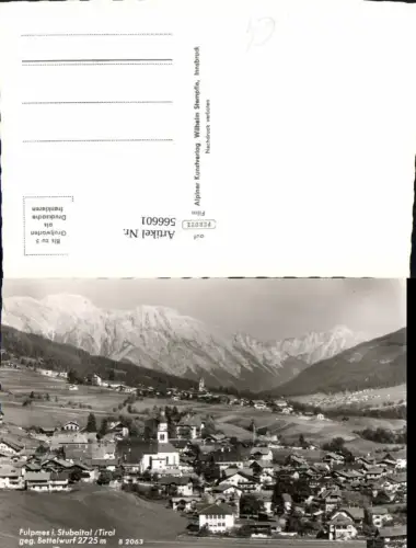 566601,Fulpmes i. Stubaital geg. Bettelwurf