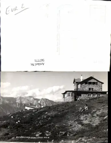 567771,Foto Ak Patsch Patscherkogelschutzhaus Schutzhaus Patscherkofel