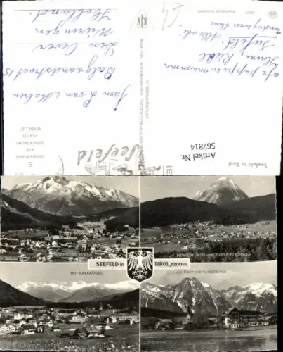 567814,Mehrbild Ak Seefeld i. Tirol Hocheder Hohe Munde