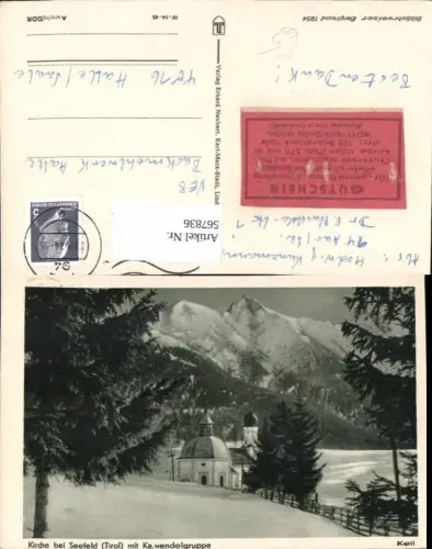 567836,Kirche b. Seefeld i. Tirol Karwendelgruppe