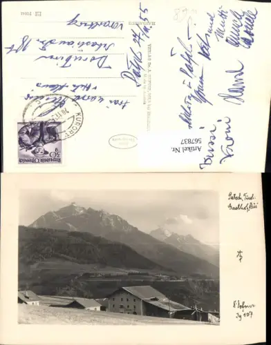 567837,Foto Ak Patsch Gasthof Bär pub Dr. Defner Ig 107