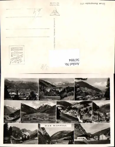567894,Mehrbild Ak Wipptal Steinach a. Brenner Innsbruck Gries a. Brenner