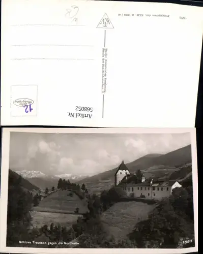 568052,Foto Ak Burg Trautson Mühlbachl