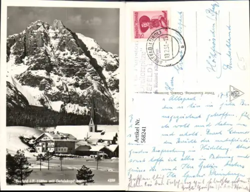 568241,Seefeld i. Tirol m. Oefelekopf Öfelekopf Winteransicht