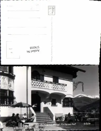 574318,Foto Ak Fritzens Hotel Fritznerhof Ansicht Terrasse Gastgarten