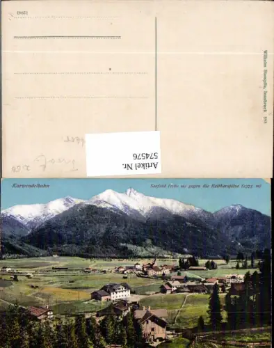 574576,Seefeld in Tirol geg. d. Reitherspitze