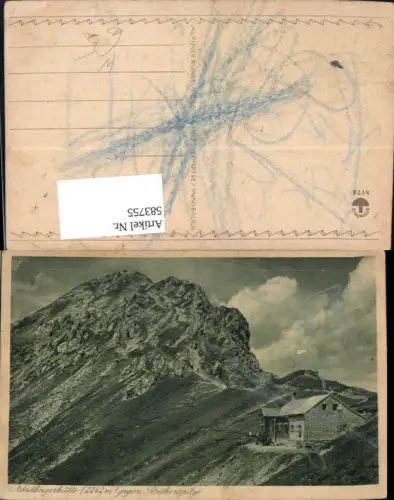 583755,Nördlingerhütte geg. Reitherspitze Reith bei Seefeld