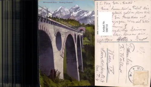 598710,Mittelwaldbahn Vorberg-Viadukt Viadukt Hochzirl pub Purger Co 13446