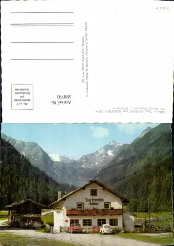 598791,Gschnitz Gasthof zum Feuerstein geg. Aperen Feuerstein u. Wetterspitze