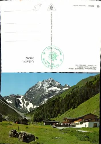 598792,Alpengasthaus Pinnisalm Blick zum Habicht Neustift im Stubaital