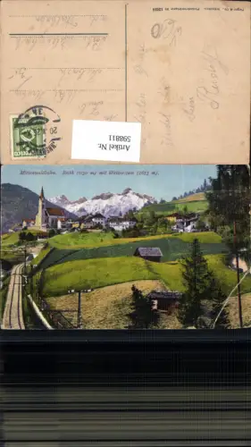 598811,Mittenwaldbahn Reith bei Seefeld m. Wetterstein pub Purger Co 12624