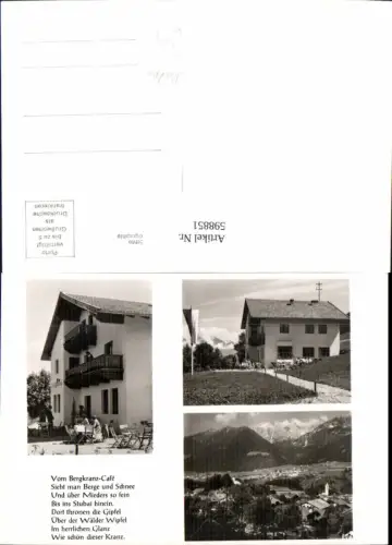 598851,Mehrbild Ak Mieders Hotel Bergkranz