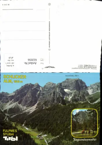 622056,Mehrbild Ak Fulpmes Schlicker Alm