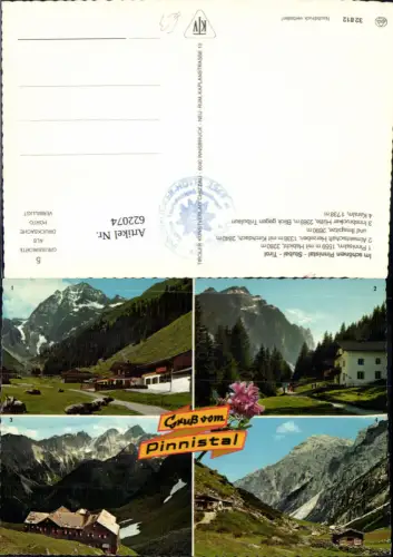 622074,Mehrbild Ak Pinnistal Stubai Pinnisalm m. Habicht Karalm Neustift im Stubaital