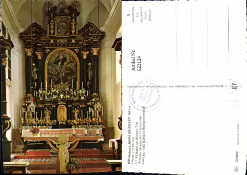 622124,Matrei a. Brenner Wallfahrtsort Maria Waldrast Kirche Innen