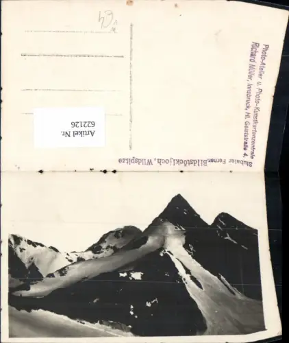 622126,Foto Ak Neustift im Stubaital Stubaier Ferner Bildstöckljoch Wildspitze pub Richard Müller