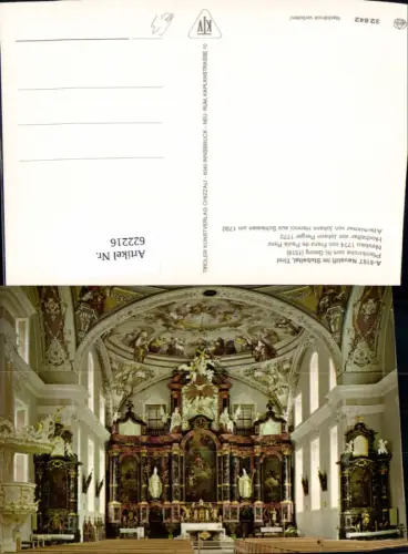 622216,Neustift im Stubaital Pfarrkirche zum hl. Georg Kirche Innenansicht