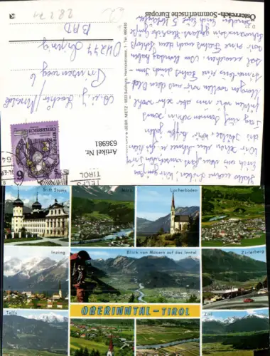 636981,Mehrbild Ak Oberinntal Inzing Zirlerberg Zirl Telfs