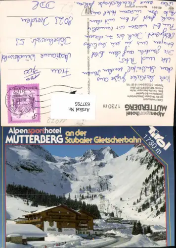 637795,Neustift i. Stubaital Alpensporthotel Mutterberg Wintersport