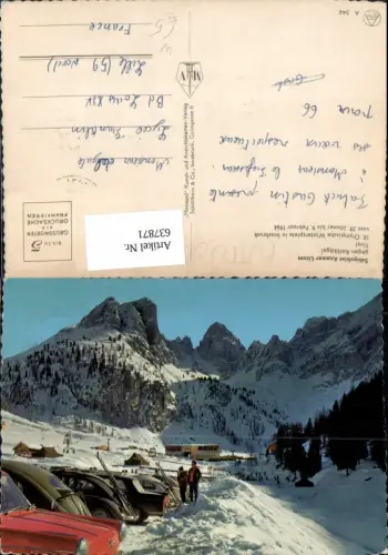 637871,Axams Schigebiet Axamer Lizum geg. Kalkkögel Wintersport VW Käfer