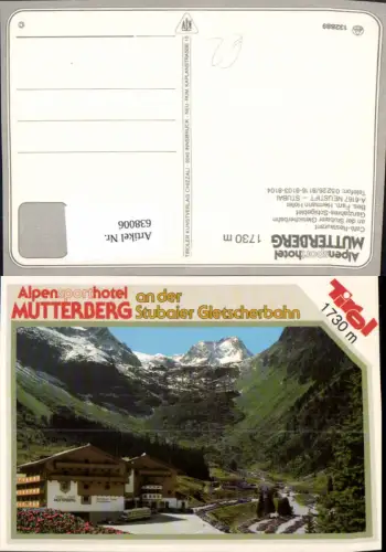 638006,Neustift i. Stubaital Alpensporthotel Mutterberg