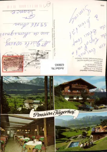 638065,Mehrbild Ak Kolsassberg Kolsaßberg Gasthof Pension Jägerhof