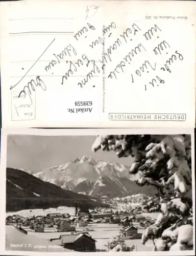 639559,Foto Ak Seefeld i. Tirol geg. Hocheder im Winter