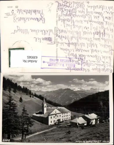 639565,Foto Ak Maria Waldrast Mühlbachl in Tirol Kloster