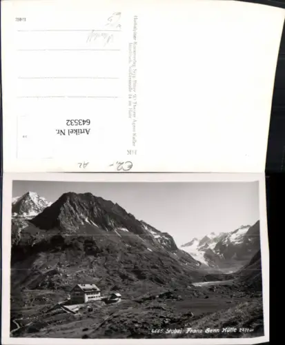643532,Foto Ak Stubai Franz-Senn-Hütte Neustift im Stubaital