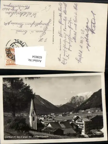 659654,Seefeld i. Tirol geg. d. Karwendelgebirge