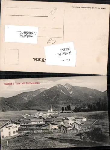 663155,Seefeld in Tirol Reitherspitze