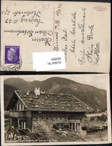 663691,Foto Ak Jausenstation Sonnwendalm b. Steinach a. Brenner