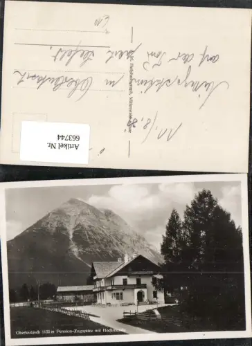 663744,Oberleutasch Leutasch Pension Zugspitze mit Hochmunde