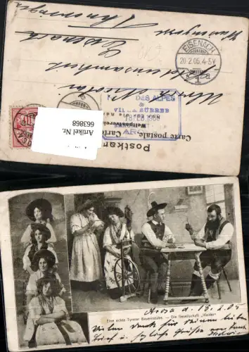 663868,Tyroler Bauernstube Tiroler Trachten Gesellschaft Walder Spinnrad Stp. Arosa
