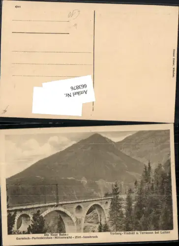 663876,Leiten Leithen Zirl Neue Bahn Garmisch Partenkirchen Zirl Innsbruck Viadukt Brücke