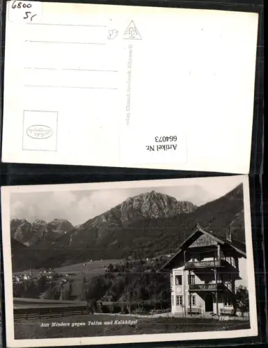664073,Foto Ak Aus Mieders geg. Telfes u. Kalkkögel