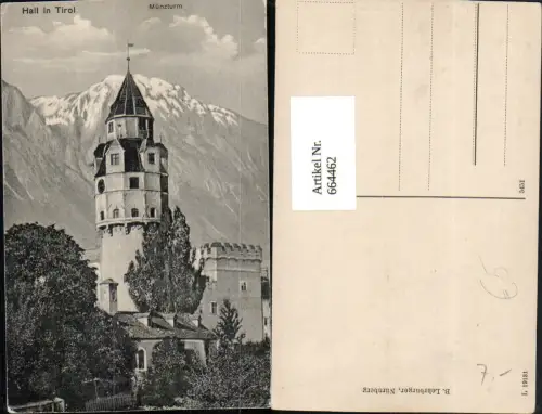664462,Hall i. Tirol Münzturm
