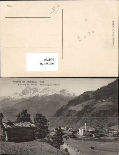 664794,Neustift im Stubaital Kerachspitze Brennerspitze