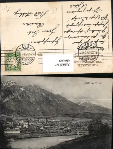 664869,Hall i. Tirol Ansicht pub Würthle Sohn 950
