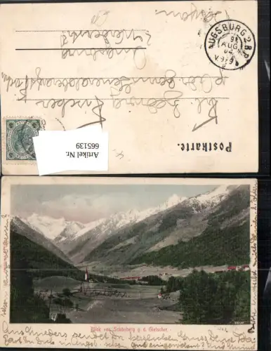 665139,Mieders Blick v. Schönberg g. d. Gletscher
