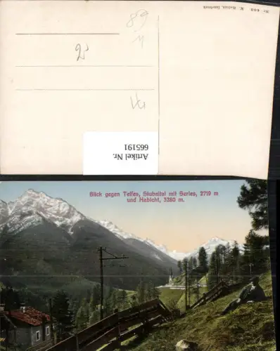 665191,Blick geg. Telfesim Stubai ins Stubaital mit Serles Habicht