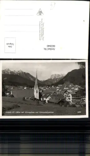665940,Foto Ak Seefeld i. Tirol Ahrnspitzen u. Karwendelgebirge