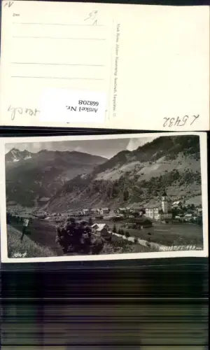 668208,Foto Ak Neustift im Stubaital Totale pub Much Heiss 3049