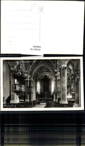 668498,Foto Ak Absam Pfarrkirche Innenansicht