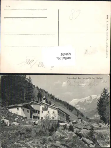 668499,Bärenbad b. Neustift i. Stubaital